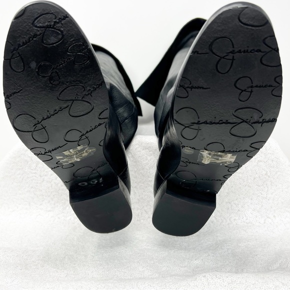 Jessica Simpson riding boots black leather size 7.5 women’s - Picture 5 of 16